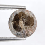 1.08ct natural round brilliant cut diamond brownish-grey colored diamond loose stone use for making fine jewelry