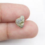 Uncut yellow natural diamond weighing 2.32 carats, shown as a loose rough stone for vintage-style gold ring jewelry.