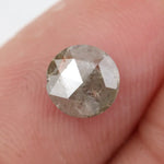 1.03Ct Natural Round Diamond loose Stone Diamond Grey Colored Diamond Use For Fine Jewelry