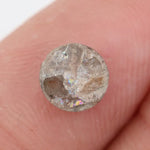 1.03Ct Natural Round Diamond loose Stone Diamond Grey Colored Diamond Use For Fine Jewelry