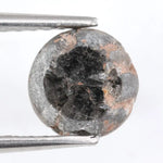 fancy 1.49ct diamond fancy blackish -grey colored diamond round polised diamond for jewelry fine
