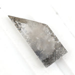 grey colour 3.30 carats lab grown diamond Shield diamond necklace lab grown cuban.