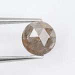 Fancy 1.13Ct Round Brilliant Cut Diamond Grey-Brown Colored Diamond Loose Stone For Fine Jewelry