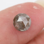 Fancy 1.13Ct Round Brilliant Cut Diamond Grey-Brown Colored Diamond Loose Stone For Fine Jewelry