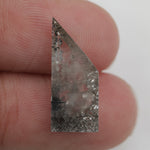 grey colour 3.30 carats lab grown diamond Shield diamond necklace lab grown cuban.