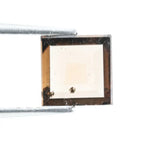 Square princess-cut lab-grown diamond with flawless clarity and subtle champagne hue, perfect for engagement rings and custom fine jewelry, ethically created with sustainable practices