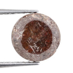 1.86ct brown colored diamond natural color round brilliant cut diamond loose stone for custom jewelry