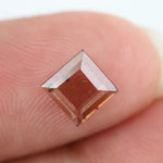 Square princess-cut lab-grown diamond with flawless clarity and subtle champagne hue, perfect for engagement rings and custom fine jewelry, ethically created with sustainable practices