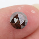 1.86Ct Brown Colored Diamond Natural Color Round Brilliant Cut Diamond Loose Stone For Custom Jewelry