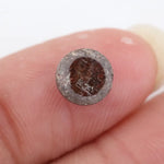 1.86ct brown colored diamond natural color round brilliant cut diamond loose stone for custom jewelry