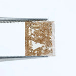 1.40 Ct Fancy Brown Emerald Cut Lab Grown Diamond Loose Stone for Luxury Jewelry Design