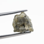 1.97 carat yellow natural diamond in rough uncut form for crafting a distinctive everyday ring.