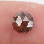 Natural 0.84Ct Red Colored Diamond Round Brilliant Cut Diamond Loose Stone For Making Jewelry