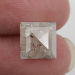 grey colour lab grown grey diamond lab grown square diamond