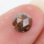 1.52ct round briliiant cut diamond loose stone sparkle diamond brownish-grey colored diamond for fine jewelry