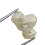 grey color old mine cut rough diamond jewelry