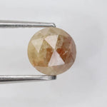 0.73Ct Natural Round Brilliant Cut Diamond Grey-Yellow Colored Diamond For Custom Fine Jewelry Loose Stone