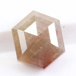 1.12 Ct hexagon cut pink natural diamond loose fancy color gemstone for engagement ring and custom fine jewelry