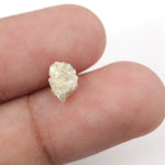 1.09 carat yellow natural rough diamond, an untreated loose stone for a gold engagement ring setting.