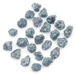 natural blue raw diamond lot with rough earth mined pieces for gold jewelry