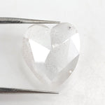white colour heart diamond heart with diamond heart and diamond engagement ring