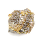 uncut yellow diamond weighing 1.32 carats, displayed as a natural untreated stone for a gold solitaire ring setting.