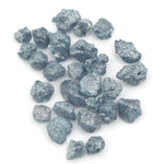 natural blue rough diamond with an uncut raw diamond for jewelry supply