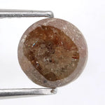 natural round cut diamond elegant tone brown colored diamond for custom jewelry