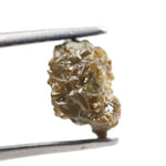 loose 1.10-carat yellow diamond in its natural uncut form, suitable for a gold necklace or custom pendant setting.