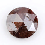 brown colour diamond 1.46 ct round diamond ring natural
