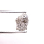 rough grey diamond crystal with real diamond rock natural look natural rough diamond