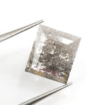grey colour square shaped diamond engagement ring diamond square pendant