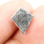 kite cut natural diamond engagement ring with elegant sparkle