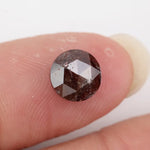 Natural Brownish-Red Colored Diamond Round Shaped Diamond Loose Stone Use For Making Jewelry