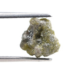 uncut yellow raw diamond for a bespoke gold bridal jewelry piece, ideal for distinctive wedding-inspired designs.