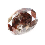 3.50 Ct oval cut brown natural diamond with warm tone and brilliant sparkle for rare statement jewelry