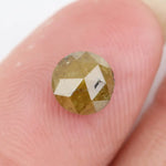 natural 0.96ct yellow colored round diamond round brilliant cut diamond use for custom jewelry making loose stone