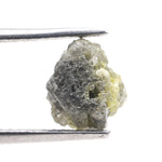 uncut yellow raw diamond for a bespoke gold bridal jewelry piece, ideal for distinctive wedding-inspired designs.