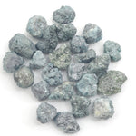 fancy blue rough diamond with a raw uncut diamond for jewelry making
