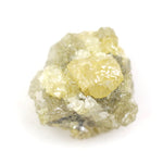 yellow uncut natural diamond with an irregular raw surface, ideal for bespoke jewelry making and creative custom settings.