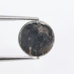 1.90 Ct Natural Black-Grey Colored Diamond Round Diamond For Engegament Ring