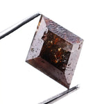 kite cut gray natural diamond loose stone with elegant faceting, ideal for custom engagement ring or fine jewelry