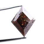 kite cut gray natural diamond loose stone with elegant faceting, ideal for custom engagement ring or fine jewelry
