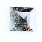 Salt & Pepper 4.06 Ct Square Cut CVD Diamond, loose for personalized jewelry gifts