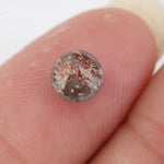 0.92Ct Round Shaped Diamond Brown Colored Diamond Use For Custom Diamond Ring