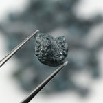 earth mined blue rough diamond with natural raw texture for custom jewelry
