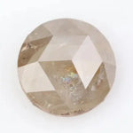 0.79 ct grey white round cut natural diamond with soft dual tone appearance, loose stone ideal for custom fine jewelry and elegant ring designs
