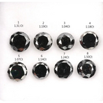 Lot of natural salt and pepper round cut diamonds with dark grey and black inclusions, genuine rustic galaxy diamonds for custom jewelry making, loose natural diamonds arranged on white background.