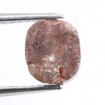 1.43 Ct cushion cut natural brown diamond loose stone with rich chocolate tone for engagement ring or custom fine jewel.
