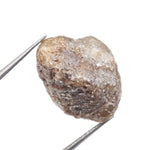 brown color rough vintage cut diamond and radiant diamond cut